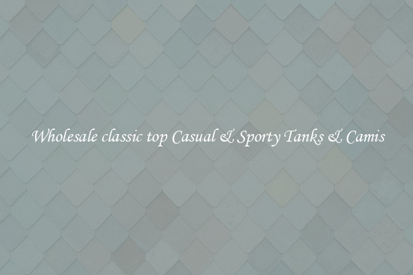 Wholesale classic top Casual & Sporty Tanks & Camis
