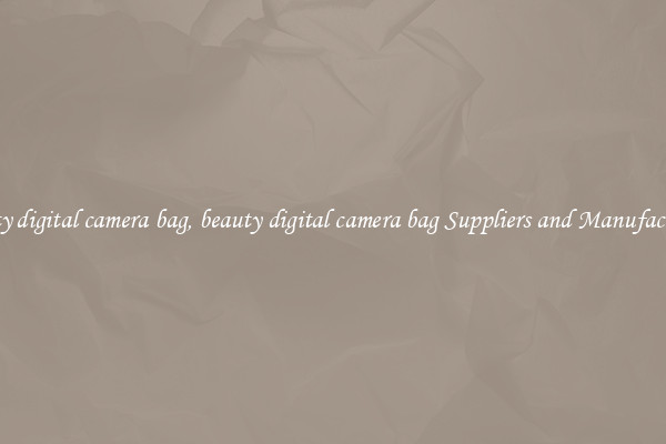 beauty digital camera bag, beauty digital camera bag Suppliers and Manufacturers