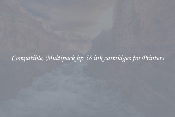 Compatible, Multipack hp 58 ink cartridges for Printers