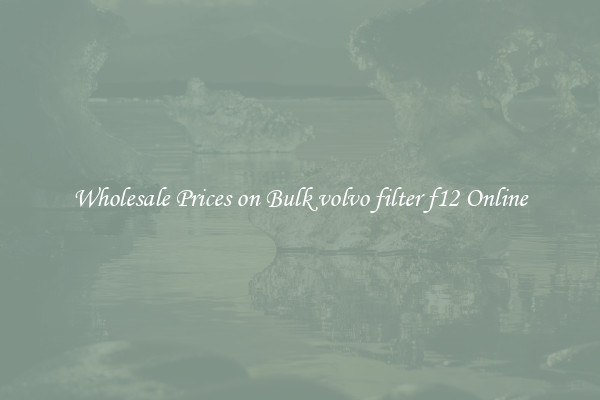 Wholesale Prices on Bulk volvo filter f12 Online