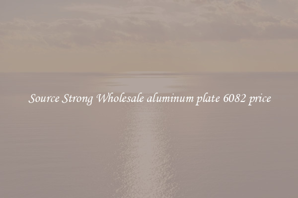 Source Strong Wholesale aluminum plate 6082 price