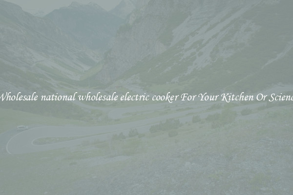 Wholesale national wholesale electric cooker For Your Kitchen Or Science