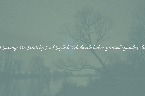 Great Savings On Stretchy And Stylish Wholesale ladies printed spandex clothing